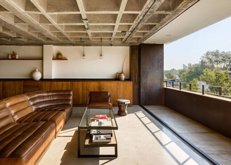 什么是华夫格天花板？ 47 种在网格下生活的室内设计 - 29 的图像 96