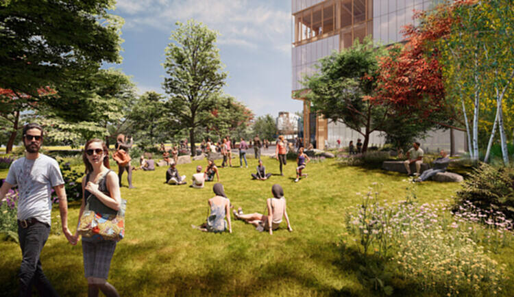 Diller Scofidio + Renfro 为美国波士顿大学设计木构垂直教学楼,减碳 87% - 11 的图像 13